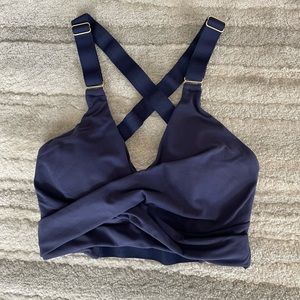 BuffBunny Candy Wrap Bra Navy Medium